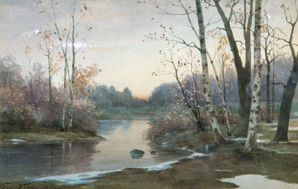 Берггольц Ричард Александрович, 1865 - 1920. Осень